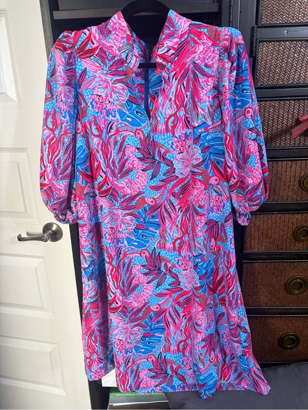 Lilly Pulitzer Pink & Blue Floral Dress